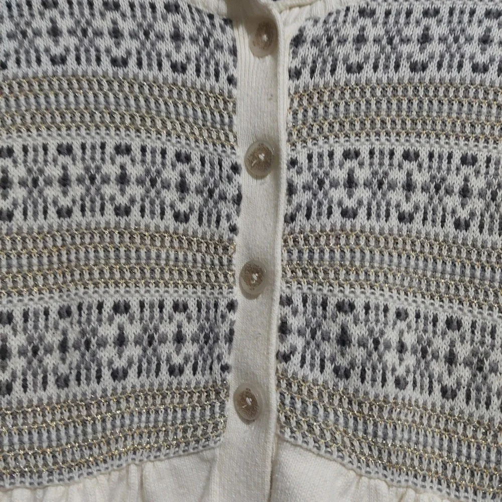 Calvin Klein Jeans Womens 4 Button Cardigan M Sweater Soft Long Sleeves Cotton - Picture 5 of 8